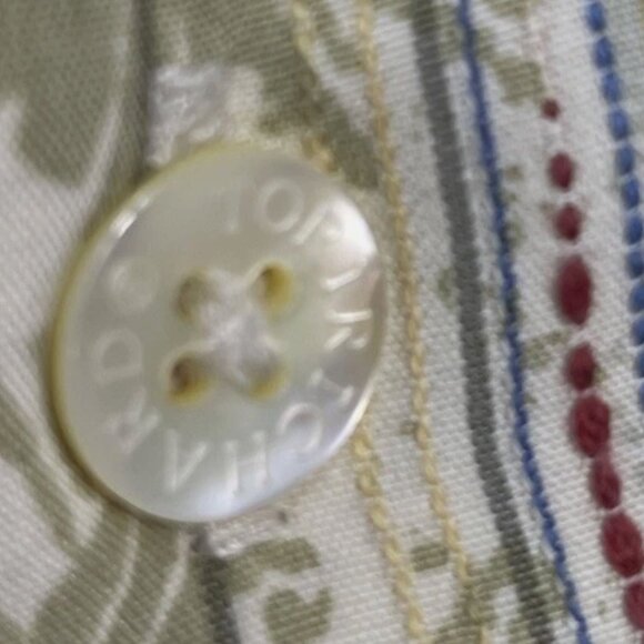 Tori Richard Hawaiian Shirt Men Small Floral Silk Blend Island Aloha Camp Resort - Picture 6 of 6